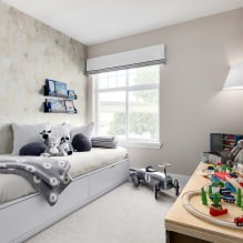 Interieur eines kleinen Kinderzimmers: die Wahl von Farbe, Stil, Dekoration und Möbeln (70 Fotos) -18