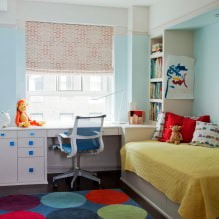 Interieur eines kleinen Kinderzimmers: Wahl von Farbe, Stil, Dekoration und Möbeln (70 Fotos) -12