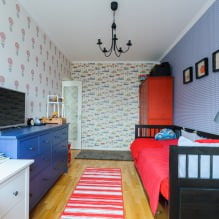 Interieur eines kleinen Kinderzimmers: Wahl von Farbe, Stil, Dekoration und Möbeln (70 Fotos) -19