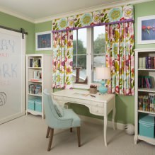 Vorhänge im Kinderzimmer: Typen, Farb- und Stilwahl, 70 Fotos im Innenraum-7