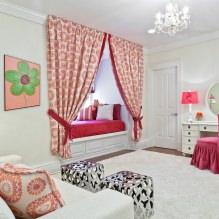 Curtains in the nursery: types, choice of color and style, 70 photos in the interior-6
