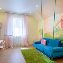 Vorhänge im Kinderzimmer: Typen, Farb- und Stilwahl, 70 Fotos im Innenraum-4