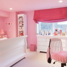 Curtains in the nursery: types, choice of color and style, 70 photos in the interior-11
