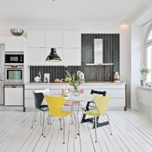 Skandinavischer Stil im Inneren einer Wohnung und eines Hauses-7