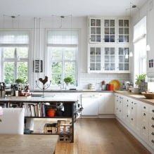 Hogyan válasszuk ki a függönyöket a konyhába, és ne sajnáljuk? - megértjük az összes árnyalatot-12
