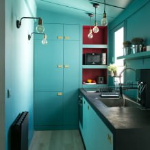 Blaue Farbe im Innenraum: Kombinationen, Designideen, 67 Foto-1