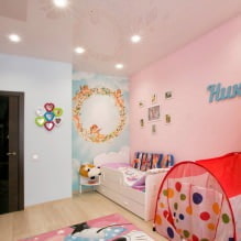 Stretch ceiling in a children's room: 60 best photos and ideas-8