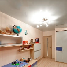 Spanndecke im Kinderzimmer: 60 beste Fotos und Ideen-1