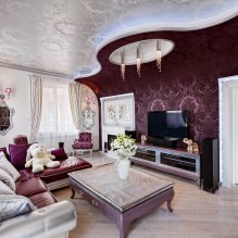 Interior in purple tones: combinations, an overview of the rooms, 70 photos-8