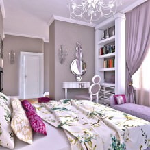 Interior in purple tones: combinations, an overview of the rooms, 70 photos-15