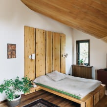 The use of wood in the interior: photos, 77 applications-20