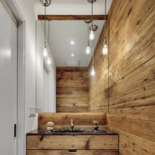 The use of wood in the interior: photos, 77 applications-2