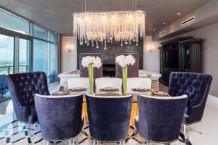 Modern chandeliers in the interior: photos, views, design, styles, room overview