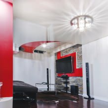 Glossy stretch ceilings: photo, design, views, color selection, room-by-room overview-39