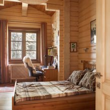 Curtains in a wooden house: design features, types, 80 photos-2