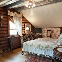 Curtains in a wooden house: design features, types, 80 photos-12