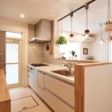 Beige im Inneren der Küche: Design, Stil, Kombinationen (60 Fotos) -4