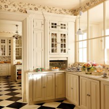 Beige set in the interior of the kitchen: design, style, combinations (60 photos) -6