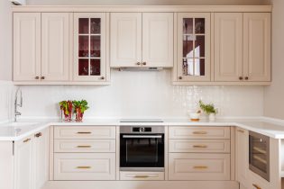 Beige im Inneren der Küche: Design, Stil, Kombinationen (60 Fotos)