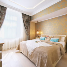 Light colors in the interior of the bedroom: design features of the room, 55 photos-11