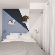 Világos színek a hálószoba belsejében: a szoba tervezési jellemzői, 55 fotó-6