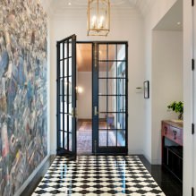Dark doors in the interior: combination with the color of the floor, walls, furniture (60 photos) -7
