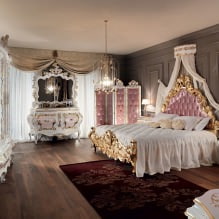 Barokk stílus a lakás belsejében: tervezési jellemzők, dekoráció, bútorok és dekoráció-6