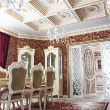 Barokk stílus a lakás belsejében: tervezési jellemzők, dekoráció, bútorok és dekoráció-7