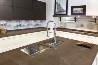 How to choose the color of your kitchen countertop: 60+ best combinations to complement the interior
