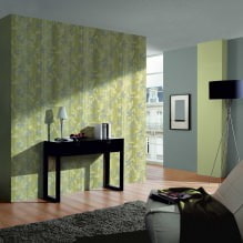 Interior with wallpaper in green tones: design, combinations, choice of style, 70 photos-9