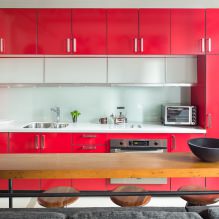 Piros szín a belső térben: érték, kombináció, stílusok, dekoráció, bútorok (80 fotó) -8