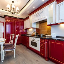 Red color in the interior: value, combination, styles, decoration, furniture (80 photos) -7