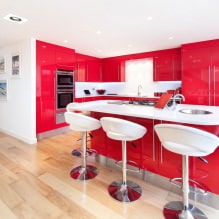 Red color in the interior: value, combination, styles, decoration, furniture (80 photos) -2