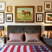 American style in the interior: features, variations, decoration and decor (60 photos) -5