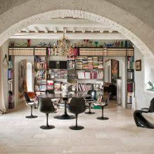 Olasz stílus a belső térben: jellemzők, szín, dekoráció, bútorok (60 fotó) -14