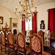 Olasz stílus a belső térben: jellemzők, szín, dekoráció, bútorok (60 fotó) -8