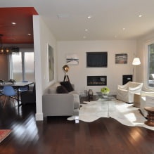 Dunkler Boden im Inneren der Wohnung: Eigenschaften, Design, Kombination, 65 Fotos-8