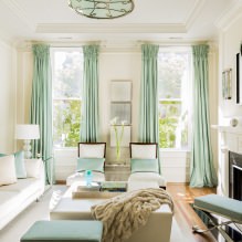 Interior in mint tones: combinations, choice of style, decoration and furniture (65 photos) -7