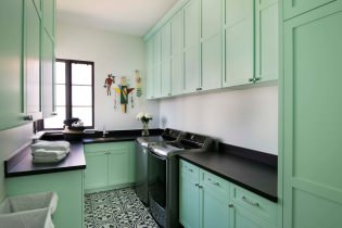 Interior in mint tones: combinations, choice of style, decoration and furniture (65 photos)