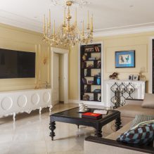 Wohnzimmergestaltung in hellen Farben: Auswahl an Stil, Farbe, Oberflächen, Möbeln und Vorhängen-6