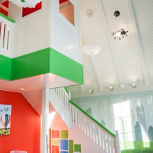 Anordnung eines Kinderzimmers im Dachgeschoss: die Wahl von Stil, Dekoration, Möbeln und Vorhängen-6