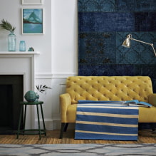 Sárga kanapé a belső térben: típusok, formák, kárpitanyagok, design, árnyalatok, kombinációk-1