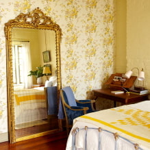 Yellow wallpaper in the interior: types, design, combinations, choice of curtains and style-4