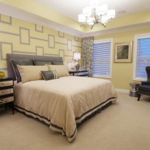 Yellow wallpaper in the interior: types, design, combinations, choice of curtains and style-6