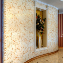 Wallpaper for Venetian plaster: design, color, instructions on how to glue, paint-1