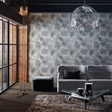 Loft-style wallpaper: types, colors, design, photo in the interior-6