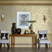 Silkscreen wallpaper for walls: 50 best photos and design options-2