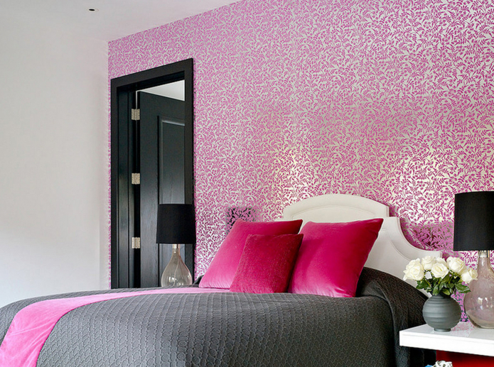 Silkscreen wallpaper for walls: 50 best photos and design options