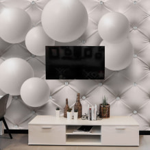 Stereoscopic wallpaper: types, design ideas, volumetric wallpaper in the interior, gluing-1