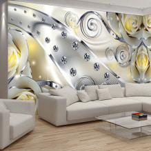 Stereoscopic wallpaper: types, design ideas, volumetric wallpaper in the interior, gluing-5